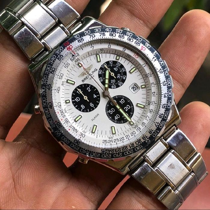 Brietling Jupiter Pilot chronograph watch