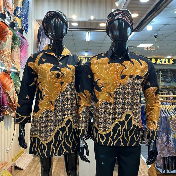 Baju Batik Kemeja Tunik Bahan Katun Prima Premium Model Tunik Dan Kemeja Jaitan Semi Jas Seragam Cou