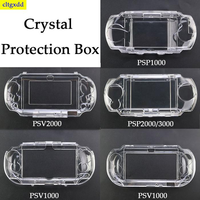 1PCS Clear Crystal Case Hard Case for PS Vita PSV 1000 2000 PSP Go