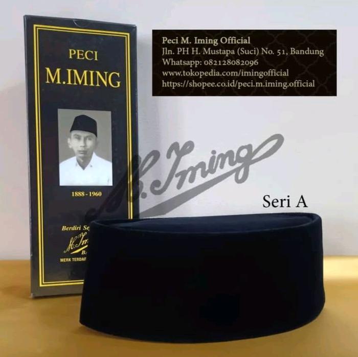peci polos M. iming beludru impor korea seri A /Muslim/  Kopiah