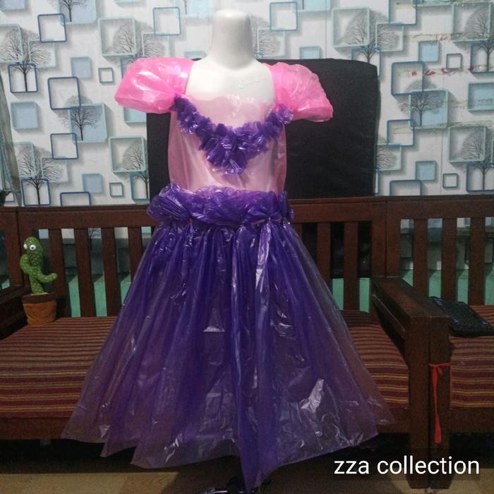kostum kresek,kostumdaur ulang,baju kresek PU