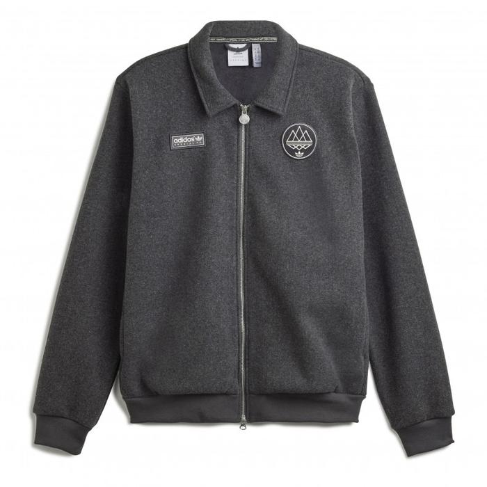 ADIDAS TRACKTOP SPZL FC DARK GREY HEATER BNWT JE6075