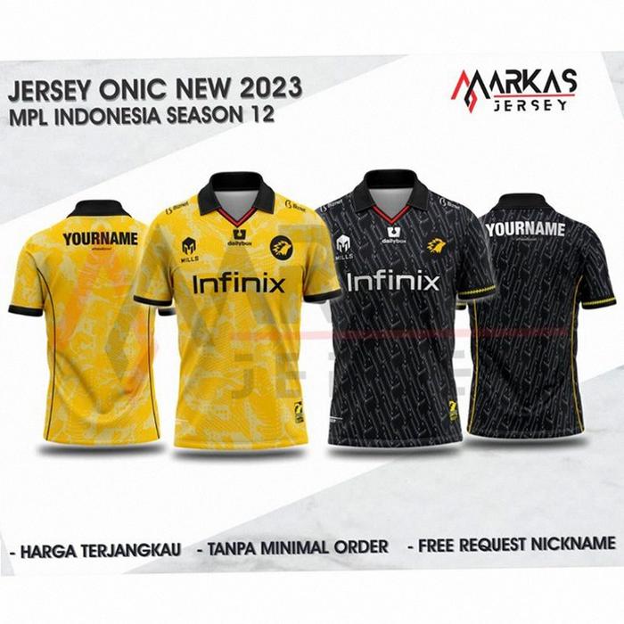 JERSEY BAJU KAOS ONIC NEW 2024 MPL ID SEASON 13 MOBILE LEGENDS FREEFIRE AOV FULLPRINTING GRATIS REQU