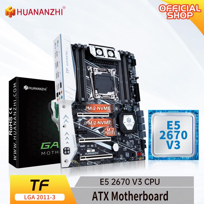 HUANANZHI X99-TF Motherboard ATX LGA2011-3 Intel C612 Dual Channel DDR3/DDR4