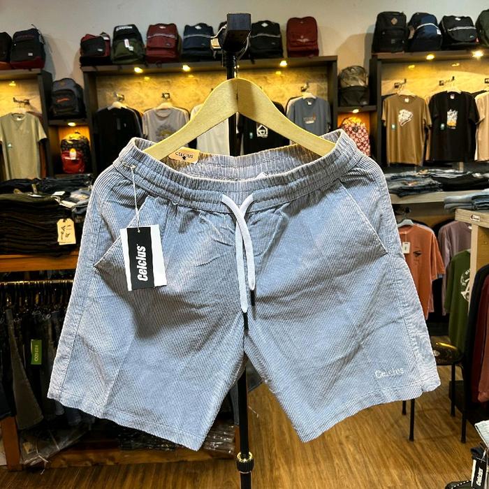 CELANA PENDEK CORDUROY CELCIUS BOARDSHORT ORIGINAL DISTRO NYAMAN ADEM CASUAL