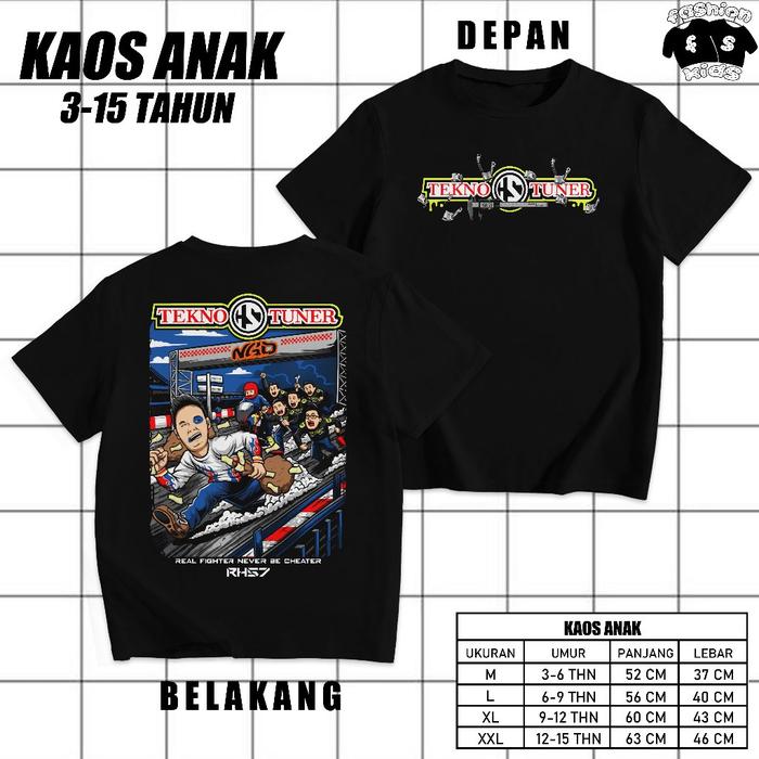 KAOS ANAK - Special Edition Tshirt Tekno Tuner HS NGO 2026 | Original Product Unisex Kaos