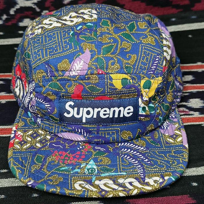 Topi Supreme Quilted Paradise Camp Cap SS'15 Original