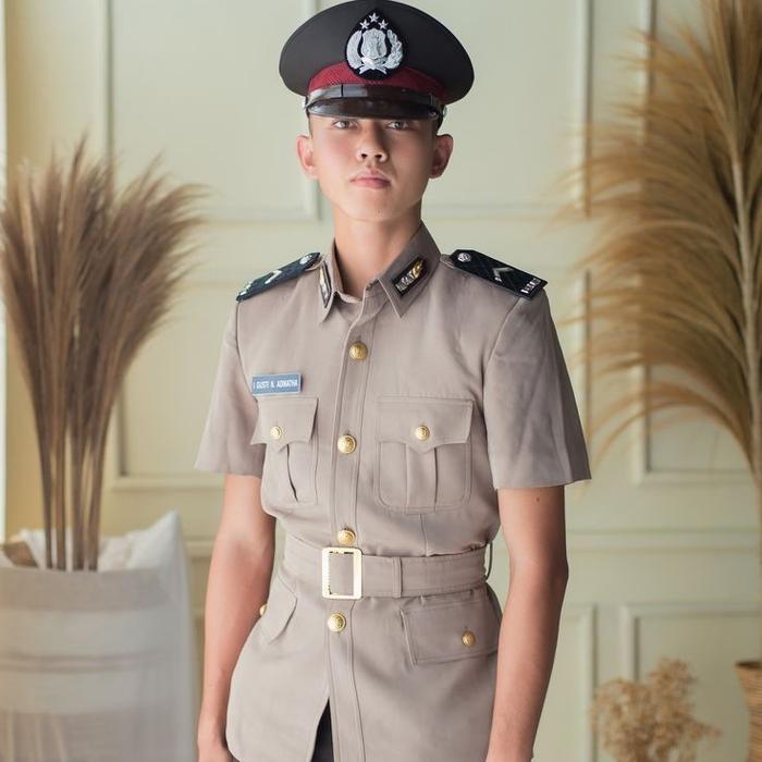 Seragam PDU 4 POLRI \ Baju Seragam PDU 4 polri Pria & Wanita \ Setelan PDU 4 polri & polwan sudah ka
