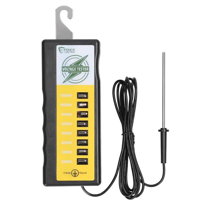 2KV~12KV Portable Digital Fence Tester Home Garden Horse Livestock Electric Fence Voltmeter Farm Sho