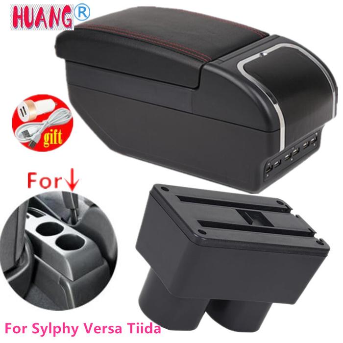 For Nissan Tiida Armrest For Nissan Sylphy Versa Tiida Latio car