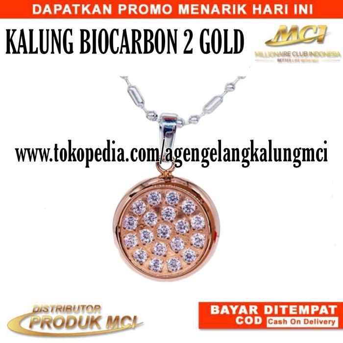Kalung Rose Gold Mci / Kalung Pendant Lsw2 Gold / Kalung Kesehatan Wanita / Kalung Mci Original Bers