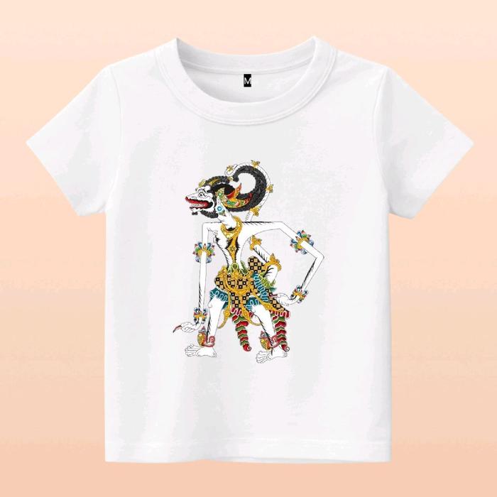 Baju kaos anak pewayangan karakter Hanoman