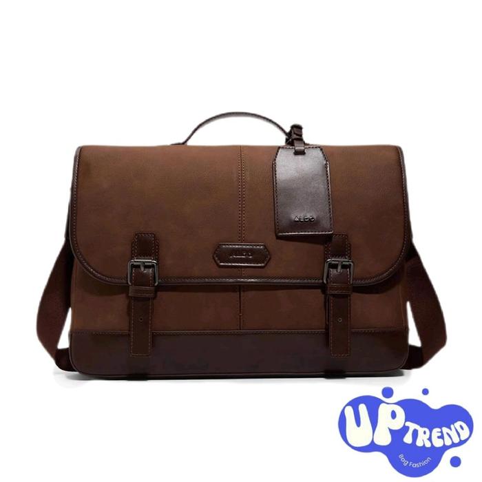 Aldo Arlos Men's Messenger - Tas Pria Warna Coklat dengan Desain Elegan dan Praktis