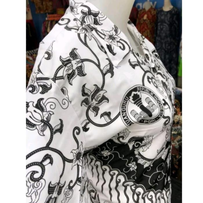 Baju Kerja Wanita Pria PGRI Katun Silky Terbaru Batik Kantor