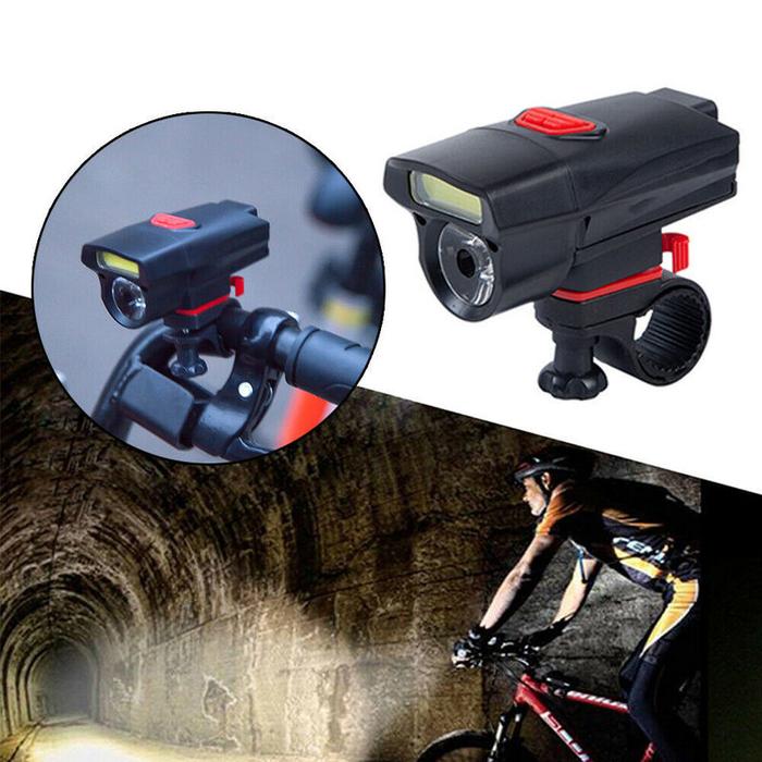 Terlaris, Lampu Depan Sepeda Lampu Bersepeda LED 6 Mode Lampu Sepeda