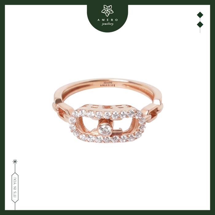 Cincin Emas 17K Mouve MR-31 Amero Jewellery