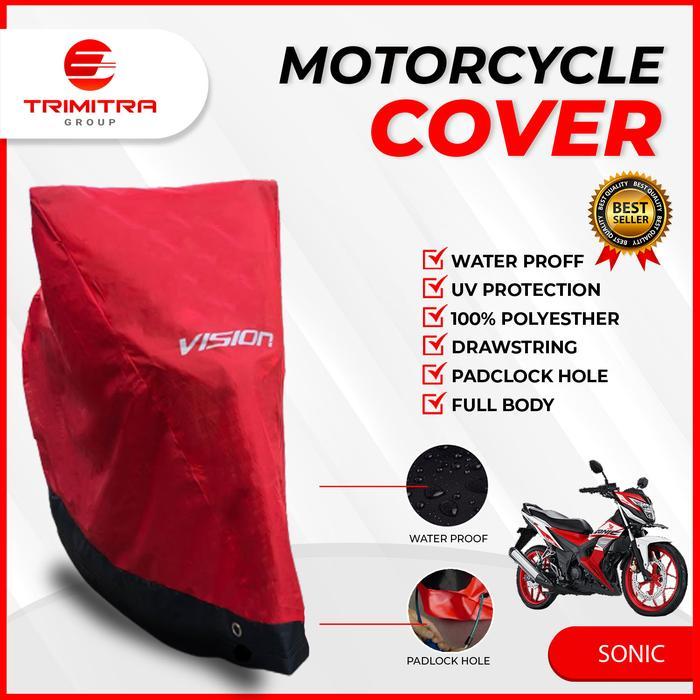 Sarung Motor Vision PREMIUM SONIC / Penutup Body Cover Motor