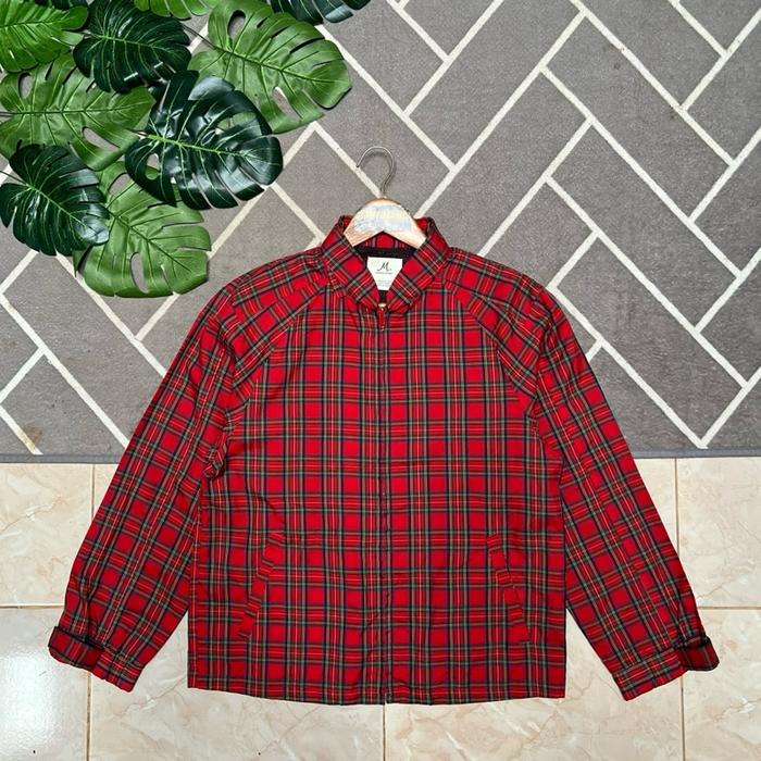 Majestic Legon Harington Tartan | Jaket Harington | Jaket Harrington | Jaket Tartan | Harington Jack