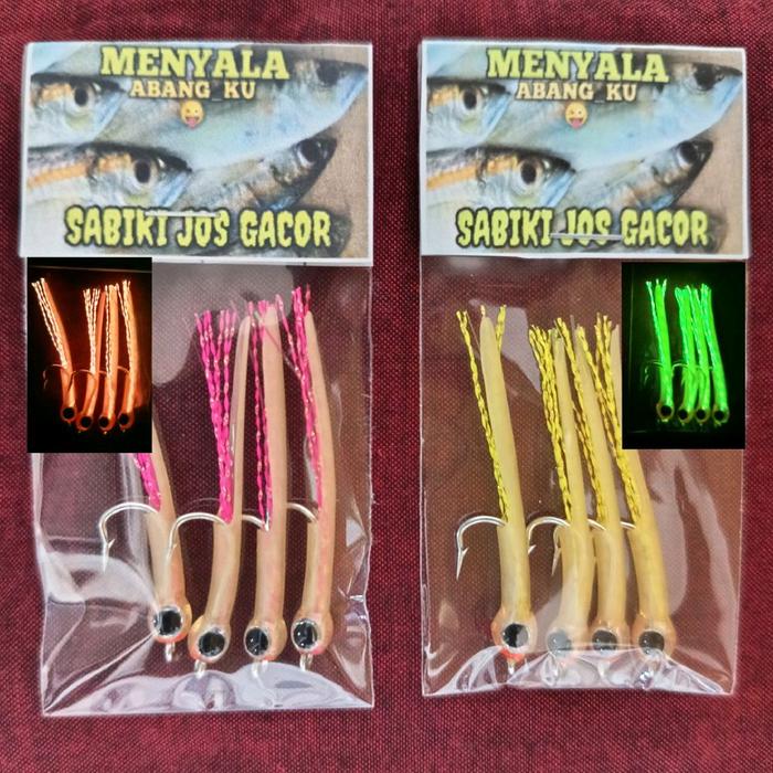 Mata Kail Sabiki Jos Gacor Pentil (Glow) Umpan Pancing