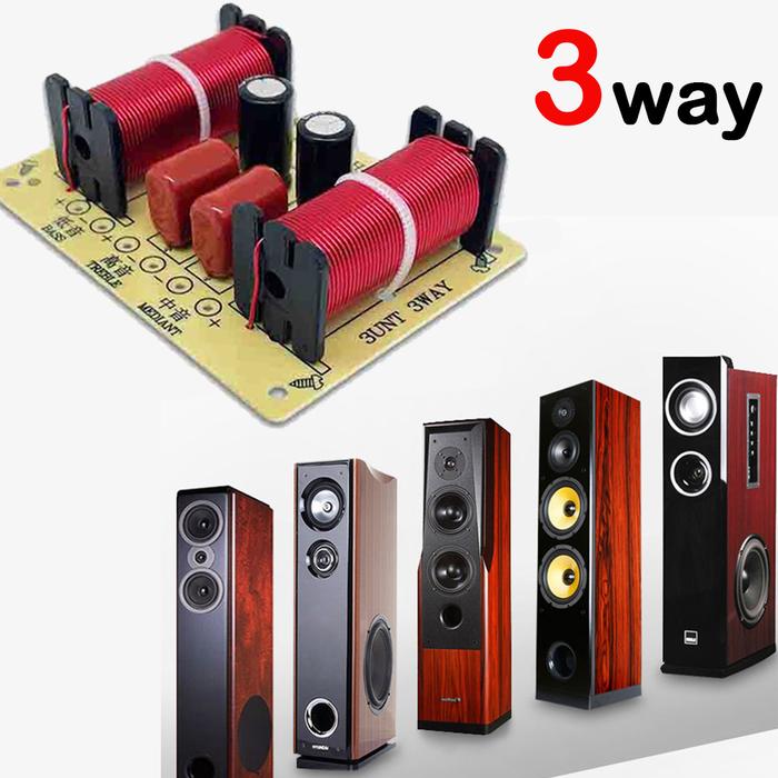 Audio Speaker Crossover Circuit Treble Midrange Bass Module 3 Way
