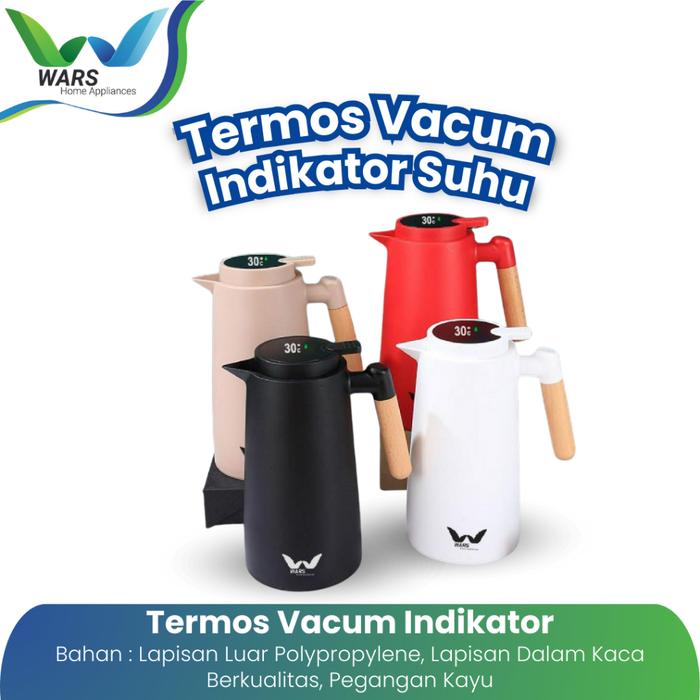 WARS Termos Vacum Dengan Indikator Suhu 1000 ML