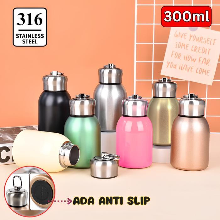TERMURAH - BOTOL MINUM 3ML / TUMBLER MINI STAINLESS STEEL / TUMBLER TRAVEL / BOTOL MINUM KOPI MINI