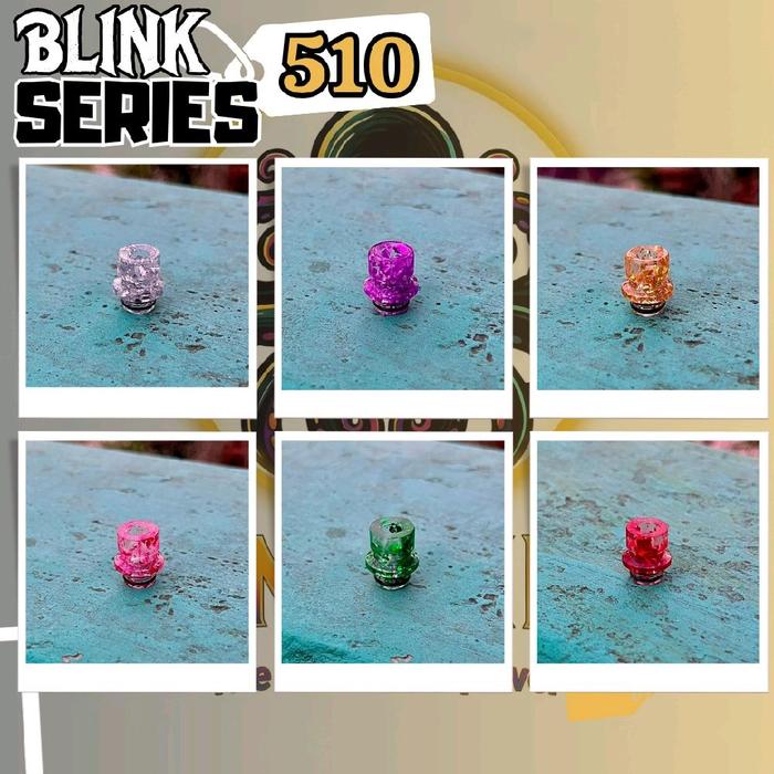 DRIPTIP 510 Resin Gliter series | Tersedia 6 warna