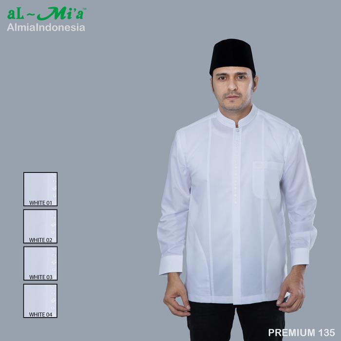 IS951 Baju Koko Al-Mia MT Premium 135 Lengan Panjang – Koko Pria Elegan dan Nyaman untuk Segala Acar