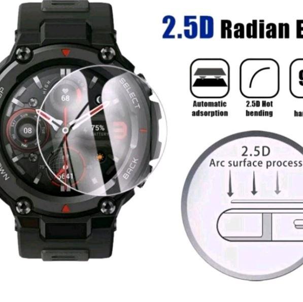 nnn tempered glass untuk XIAOMI AMAZFIT T-REX TREX T REX PRO TG anti gores jam tangan tempered glass