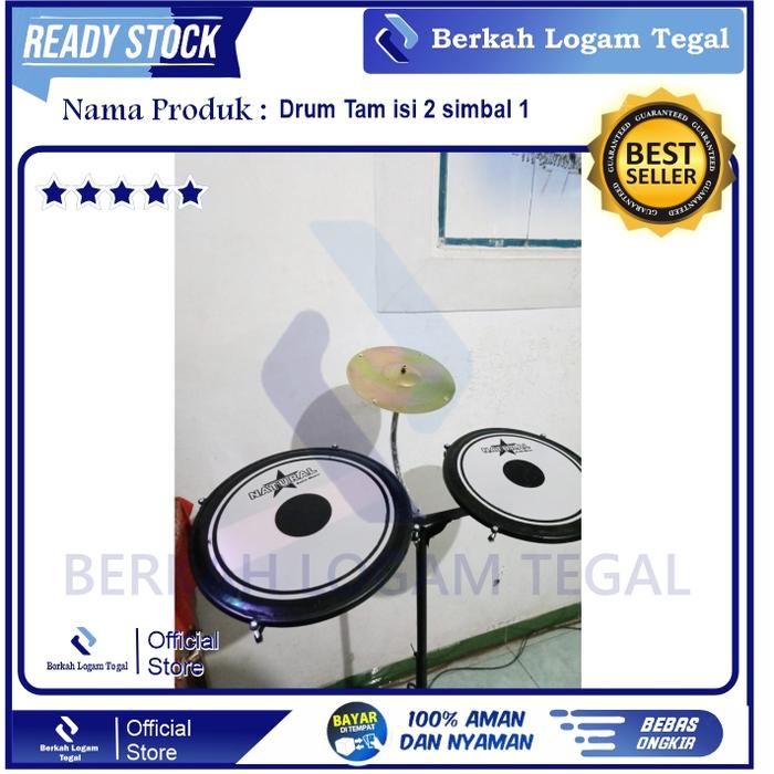 TAMTAM DRUM PERKUSI/TAMTAM PENGAMEN BERBAGAI UKURAN
