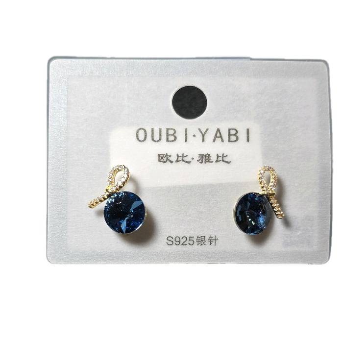Anting Fashion Mata Biru - Anting-Anting Wanita - Earrings