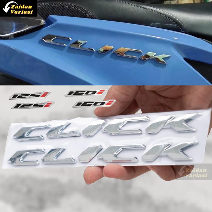 Emblem Click 125i 150i Clik Vario Timbul 150 125 Emlem Logo Mblem Stiker Old Striping Non Original T