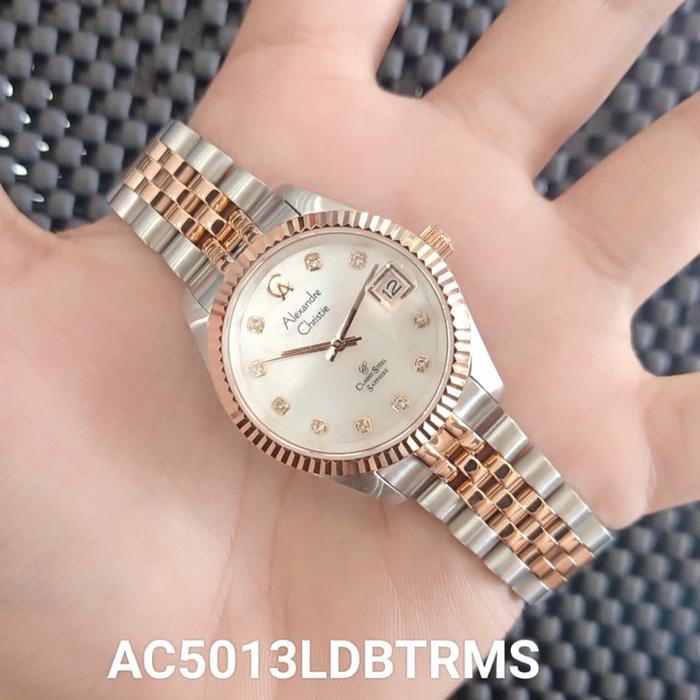 Jam Tangan Wanita AC5013LDBTRMS dengan Desain Elegan dan Tali Stainless Steel Berkualitas Watches