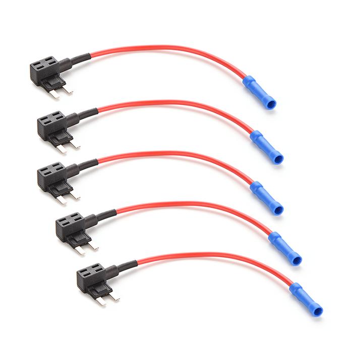 One Or 5pcs Mini Blade Fuse Boxes Holder Micro ATO ATC Piggy Back