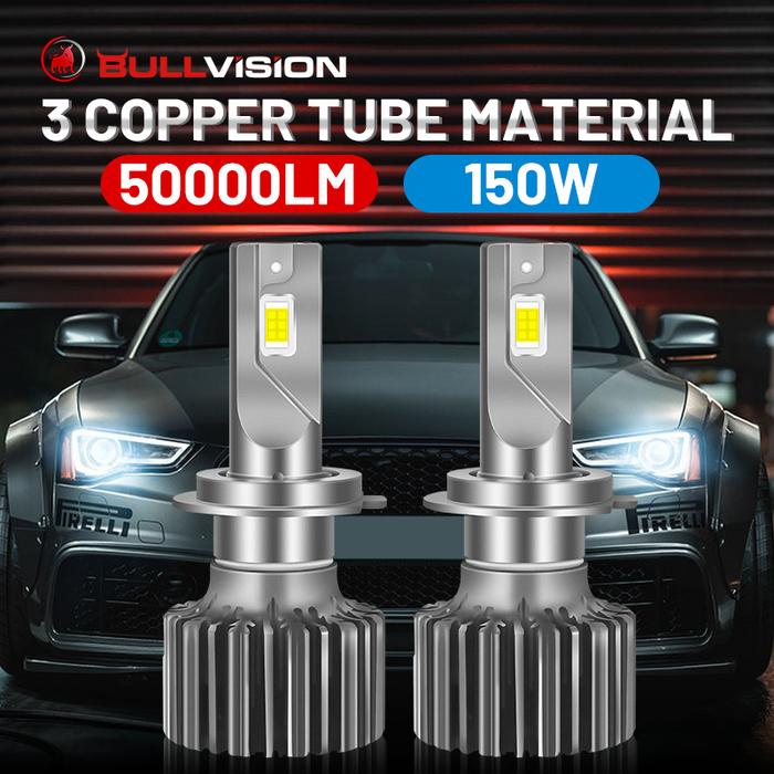 H8 LED Car Headlight 50000LM 150W LED H7 H4 LED Low Beam High Beam