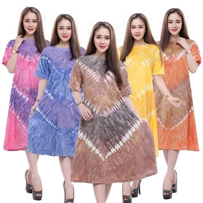 Istimewa daster 5 pcs 100 rb daster wanita kekinian daster ibu baju tidur wanita dewasa Panjang Tidu