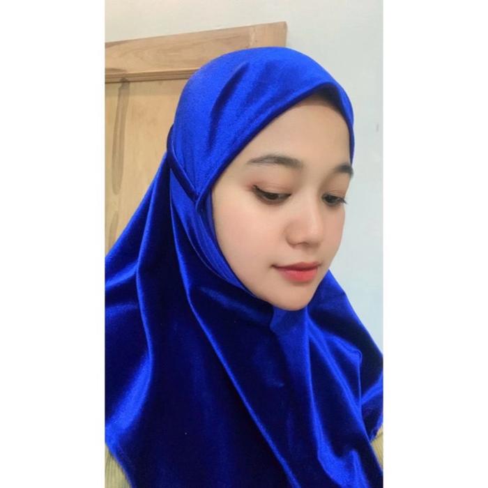 Hijab Silat Bludru Premium Stretch