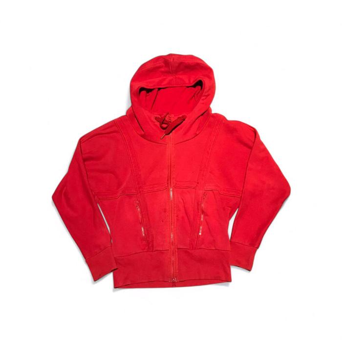 Adidas X Stella Mc Cartney Tech chore Technical hoodie  Red Jacket  Size M  Pxl 59 x 56 cm