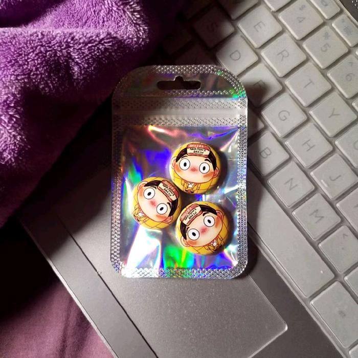 Pin Button RM RPWP Kim Namjoon 25mm - Free Freebies Photocard Badges Rap Monster BTS Bangtan Bros Pe