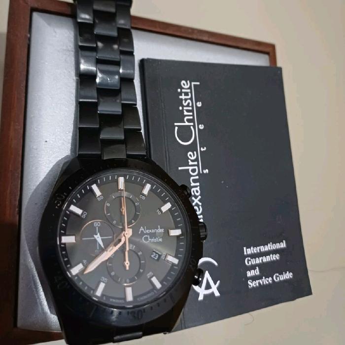 PRELOVED JAM TANGAN PRIA ALEXANDRE CHRISTIE AC6673AC ORIGINAL SECOND