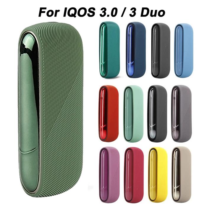 Sarung Silikon untuk IQOS 3 Duo, Sarung Pelindung Penuh Kantong Luar