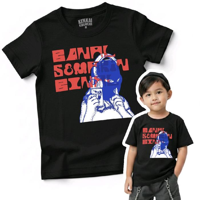 Kaos Band Anak The Jansen hitam putih