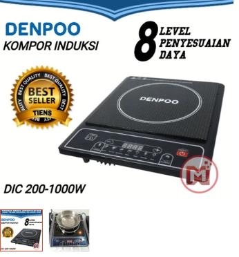 KOMPOR LISTRIK INDUKSI DENPOO DIC 200-1000 LOW WATT