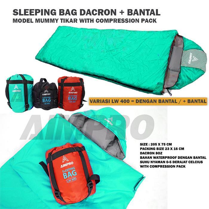 Eiger - SLEEPING BAG DACRON MODEL TIKAR SB SILICON KANTUNG TIDUR - SB DACRON