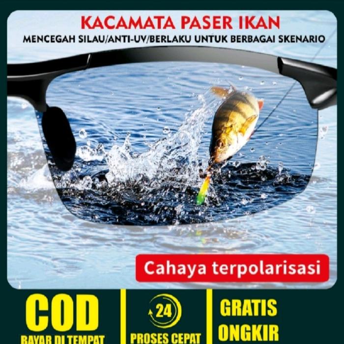 Kacamata polarized | anti silau bisa buat mancing paser ikan | kacamata paser ikan pria dan wanita