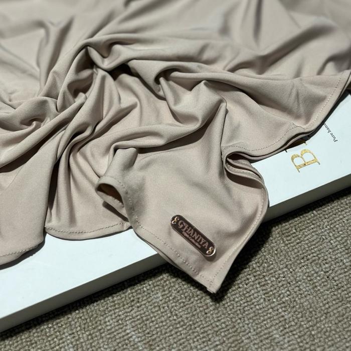 Pashmina Jersey Kekinian Mudah Diatur Lentur -/+ 180cm x 75cm - Instan, Muslim, Kerudung, Dewasa, Ji
