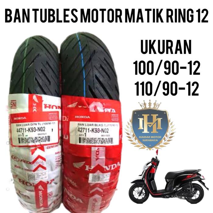 BAN TUBLES FEDERAL SCOOPY NEW 2018-2023/BAN TUBLES DEPAN BELAKANG MOTOR SCOOPY