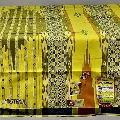 Toko Sarung Kalimantan Timur yang terbaik khas samarinda Muslim Pria bahan Katun, polyster dan tenun