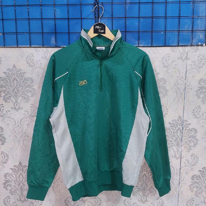 Halfzip Asics Warna Hijau