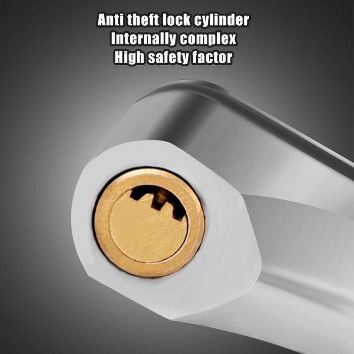 Kunci Gembok Pengaman Alarm Cakram Disc Lock Motor Gembok Cakram Alarm Disc Lock Kunci Alarm Gembok
